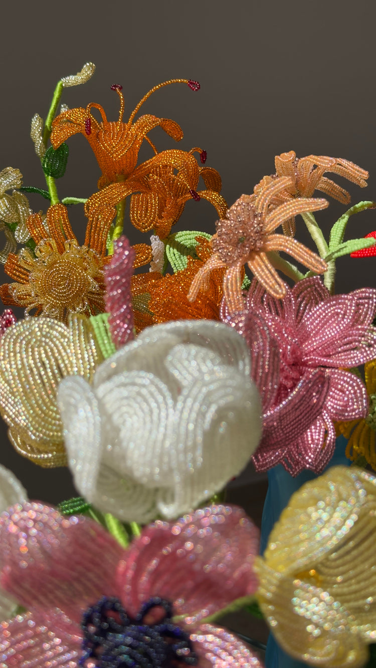 POLEN beaded floral bouquet collection